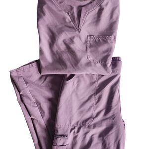 Purple Scrub Set